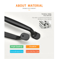 Aluminum Alloy Solid Casting 3-3/4 Inch DURABLE & STRONG matte closet door handle wardrobe door handles